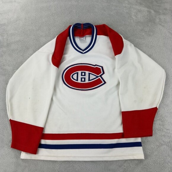 CCM Montreal Canadians Vintage Hockey Jersey Kids Size L/XL - Picture 1 of 16